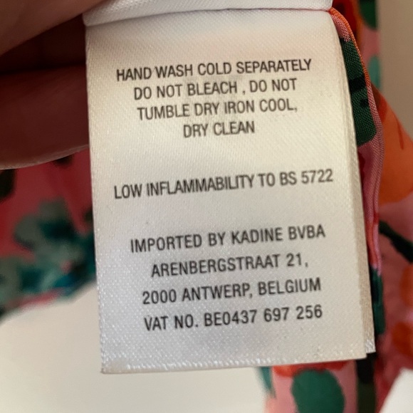 ESSENTIEL ANTWERP | Vayen Draped Detail Dress in Firenze Fraise, Size 4 - Picture 12 of 13